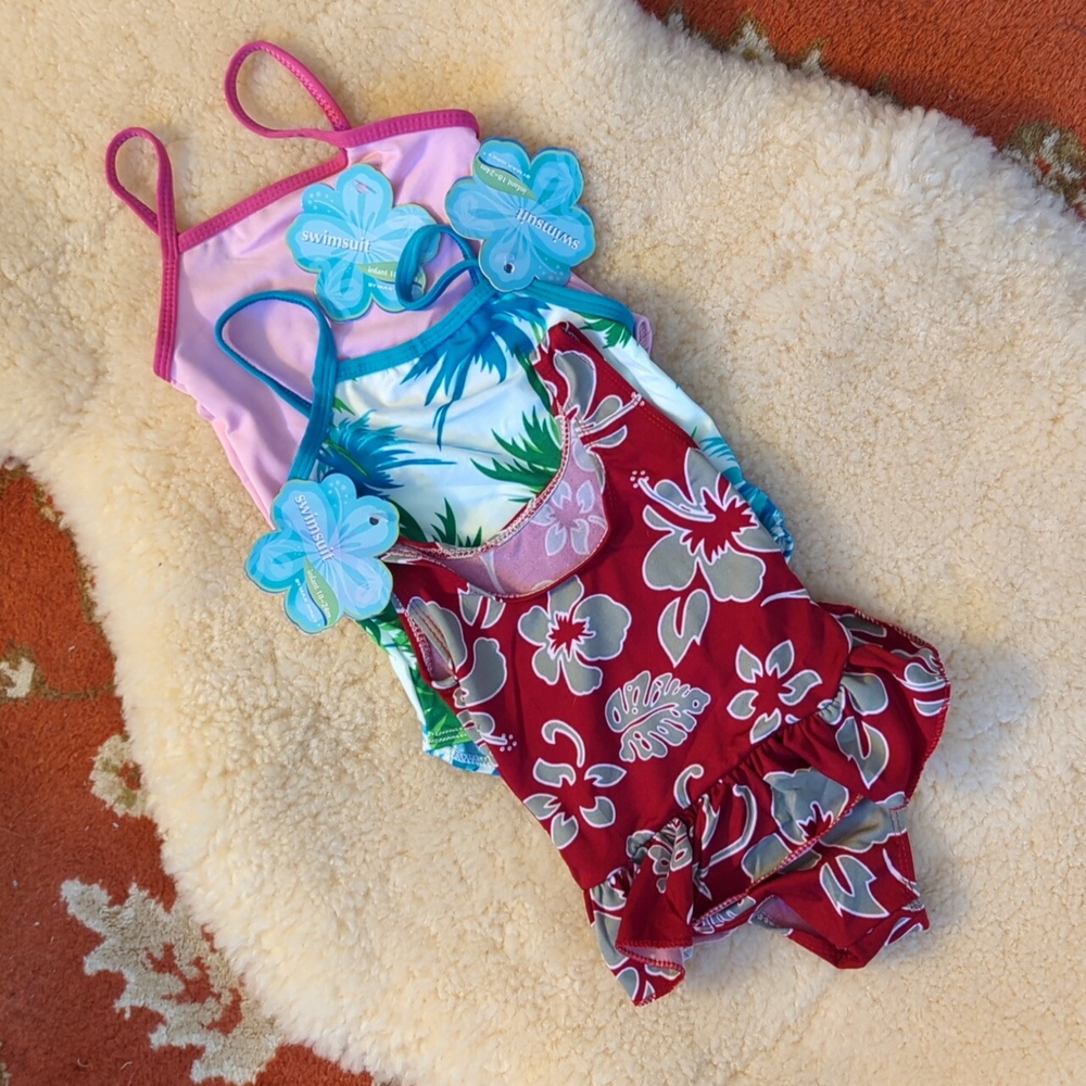 One Piece Swimsuit Bundle, 9-12mo